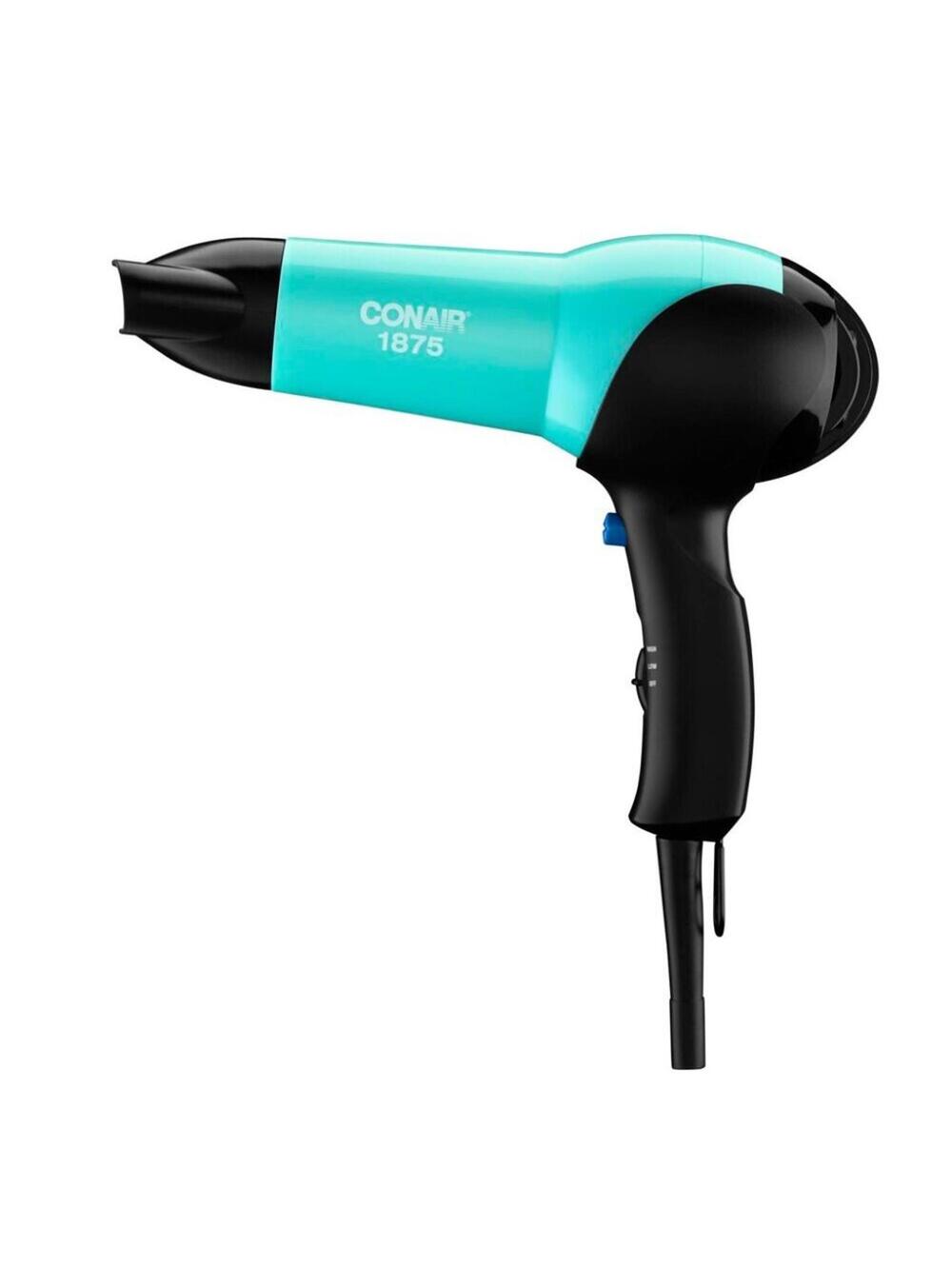 Conair 1875 Watt Mid-Size Hair Dryer / teal